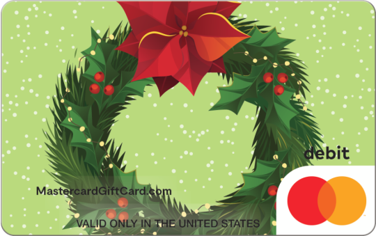 Festive Wreath Gift Card