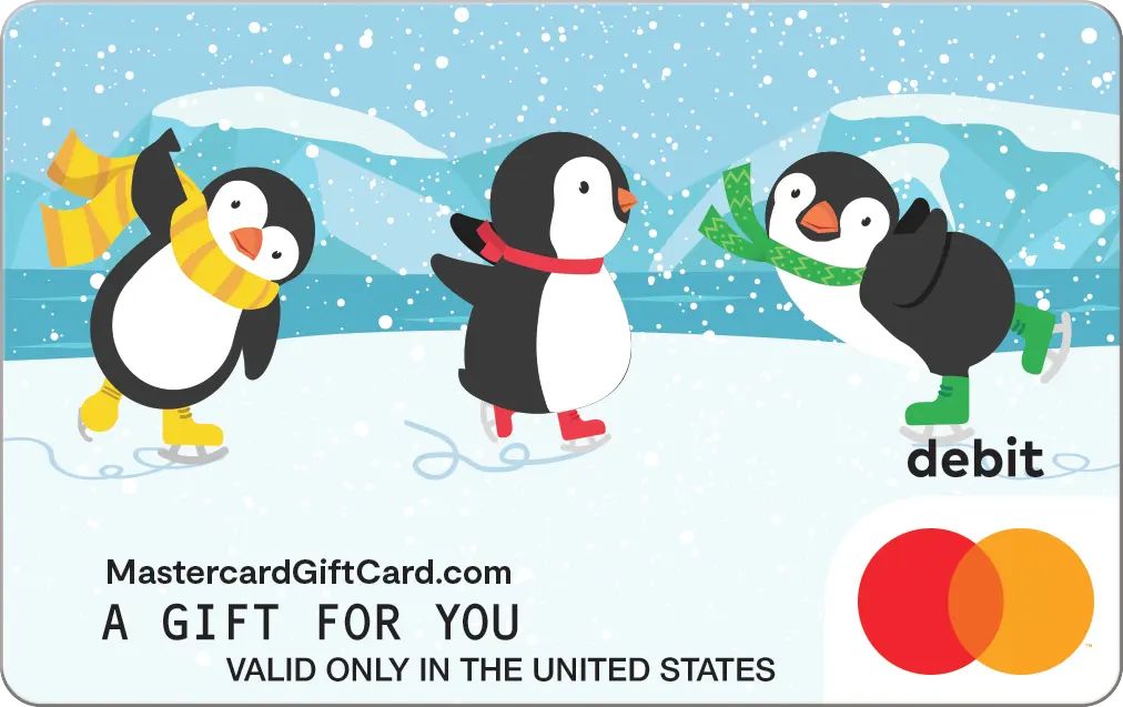 Skating Penguin Group Gift Card