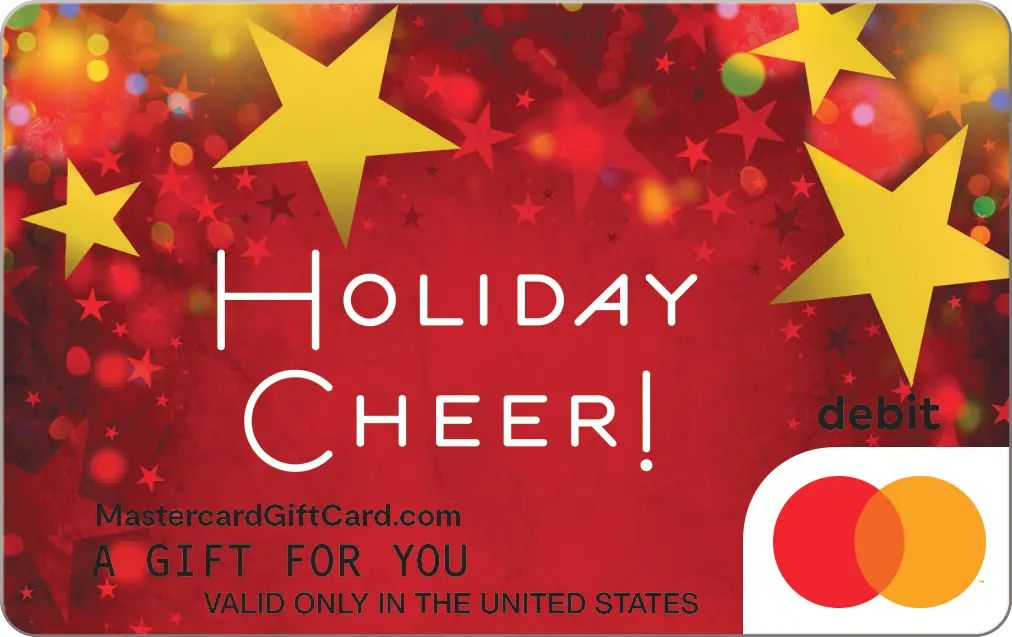 Holiday Cheer Sparkle Gift Card