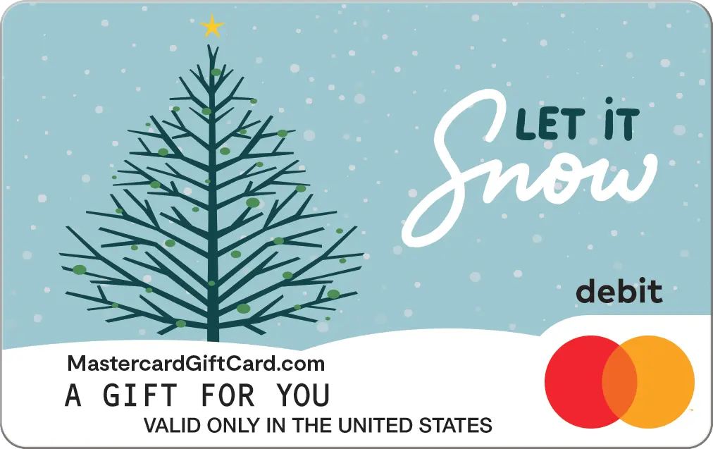 Snowy Conifer Gift Card