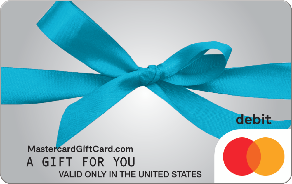 Featured Card 6 - Blue Bow Mastercard Gift Card