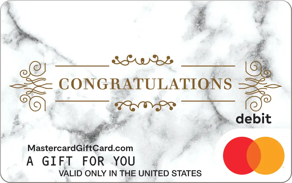 Featured Card 3 - Congrats Marble gift card