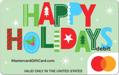 Green Holiday Patterns Gift Card