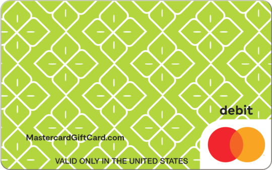 Featured Card 1 - Green Leaves Mastercard Gift Card