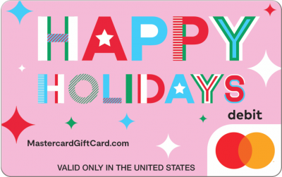 Pink Holiday Patterns Gift Card