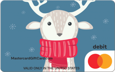 Scarf Reindeer Gift Card